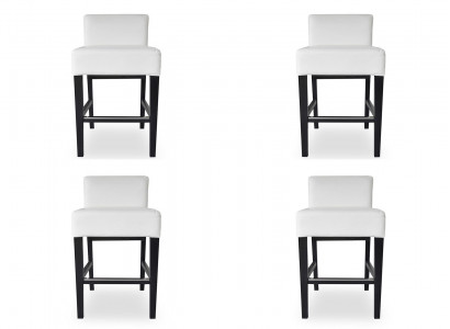 4x Bar Stool Bar Stool Counter Table Chair Set Chairs Upholstery Seat Suite